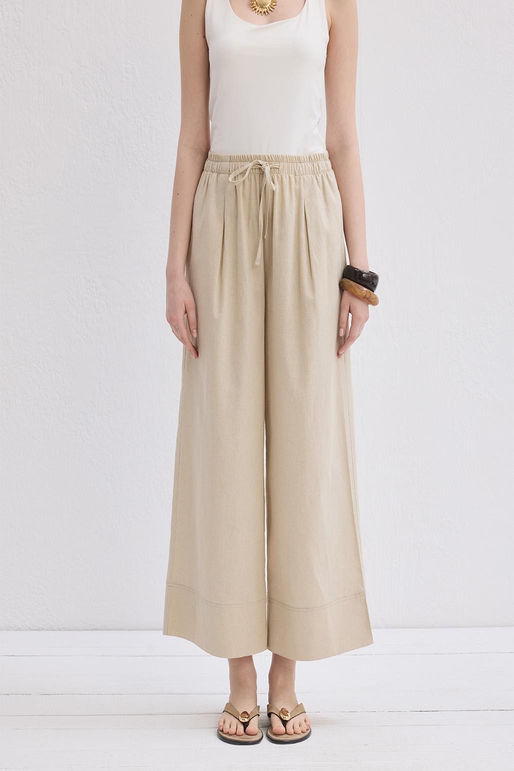 Doren Keten Pantolon Naturel