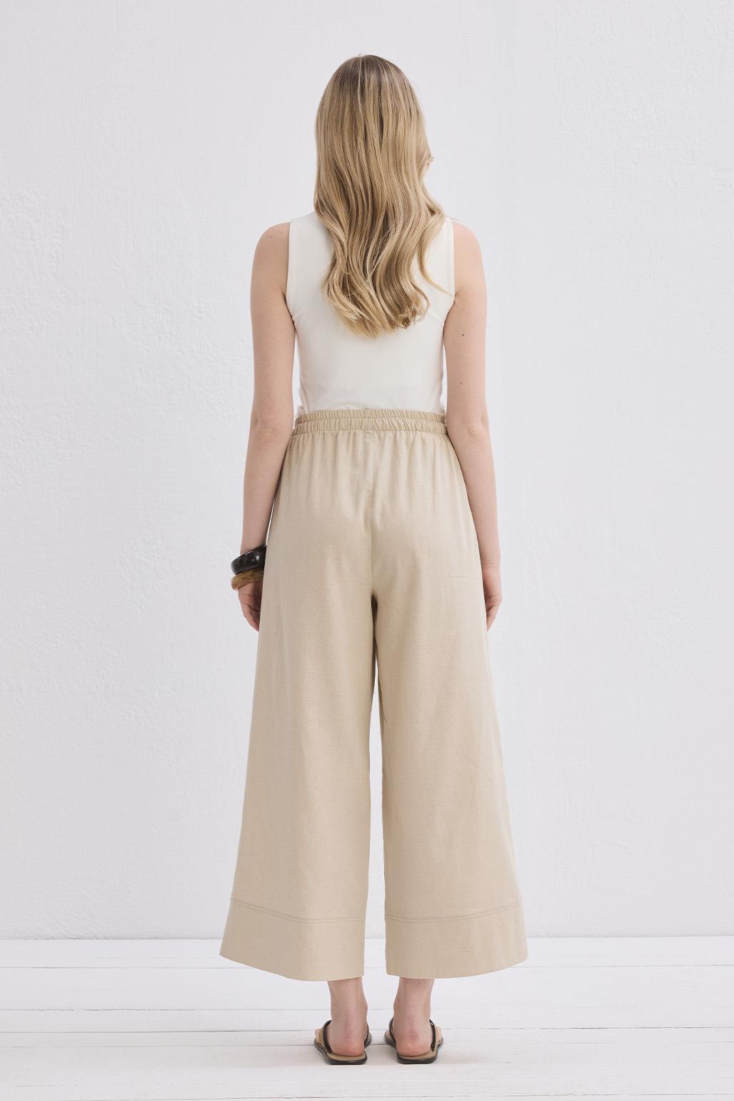 Doren Keten Pantolon Naturel