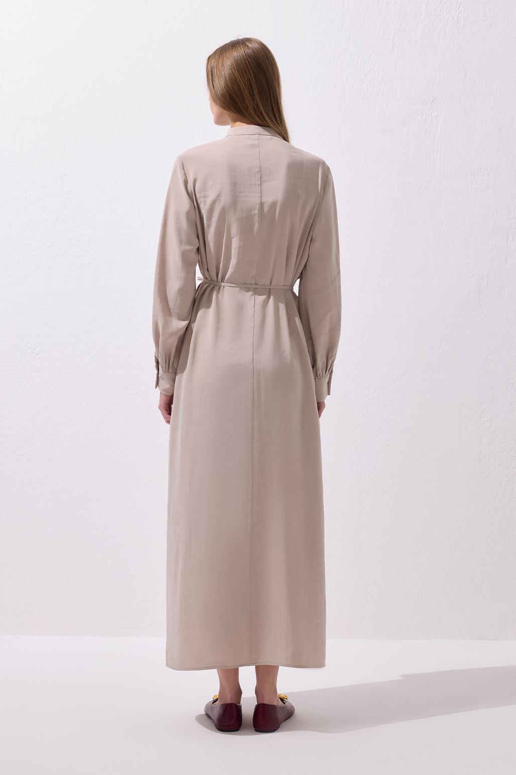 Loi Şal Yaka Elbise Taş