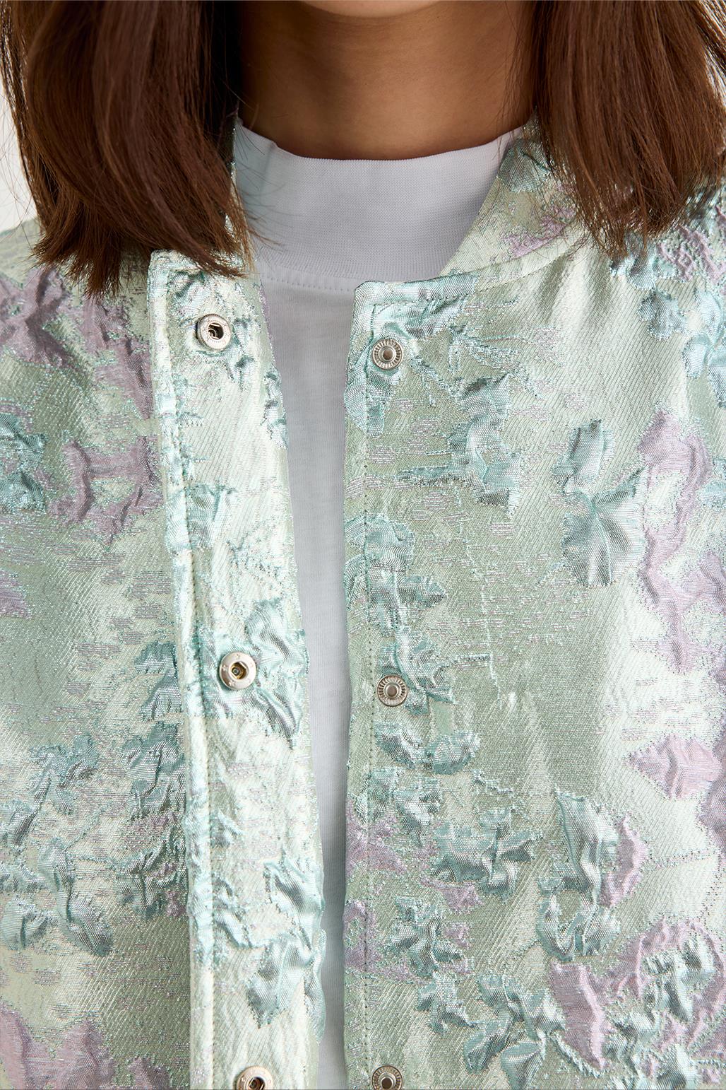 Novi Tafta Bomber Ceket Gümüş