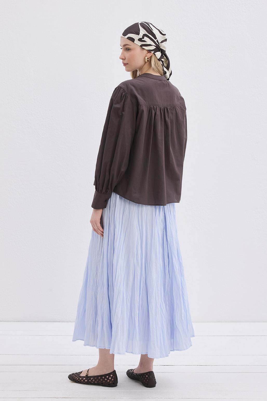 Reni Vual Gömlek Kahve