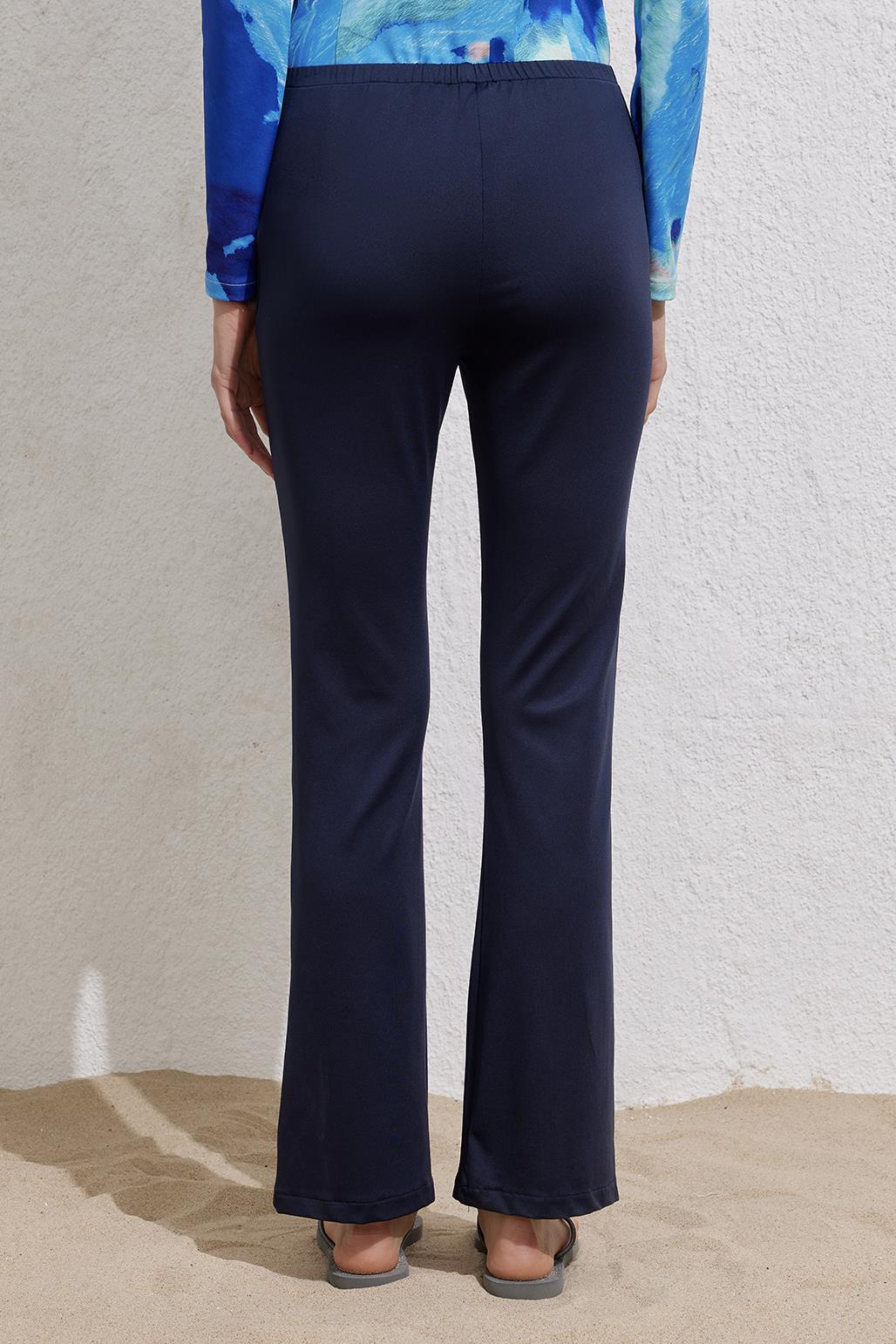 Lacivert Renk Tesettür Mayo Pantolon