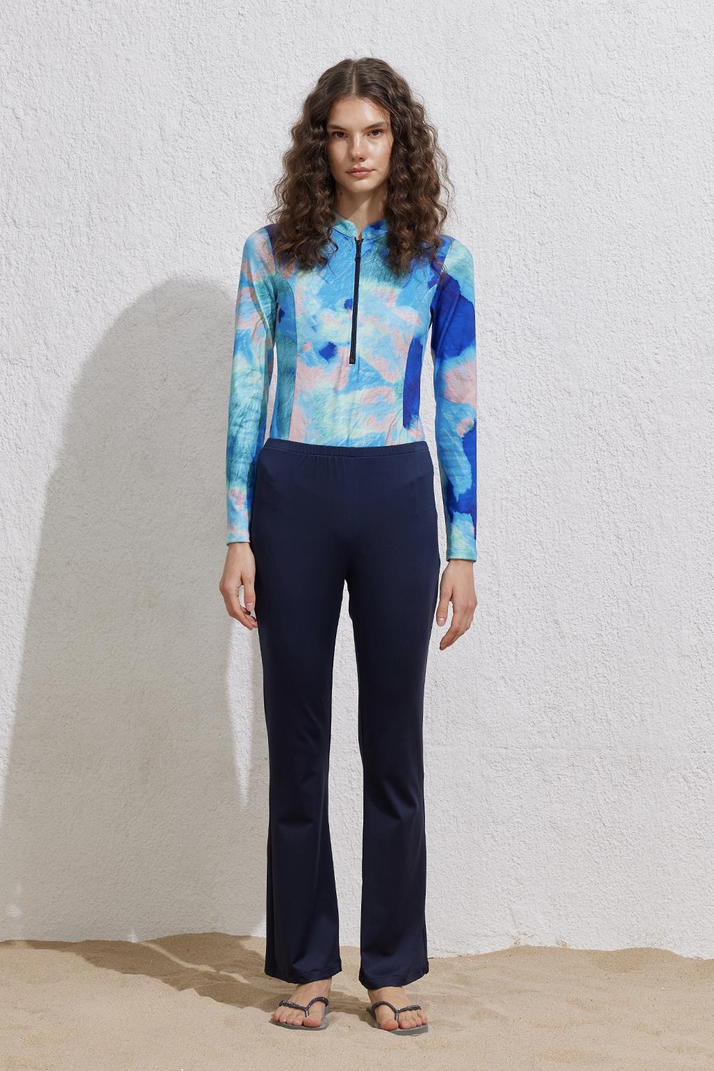 Tesettür Mayo Pantolon Lacivert