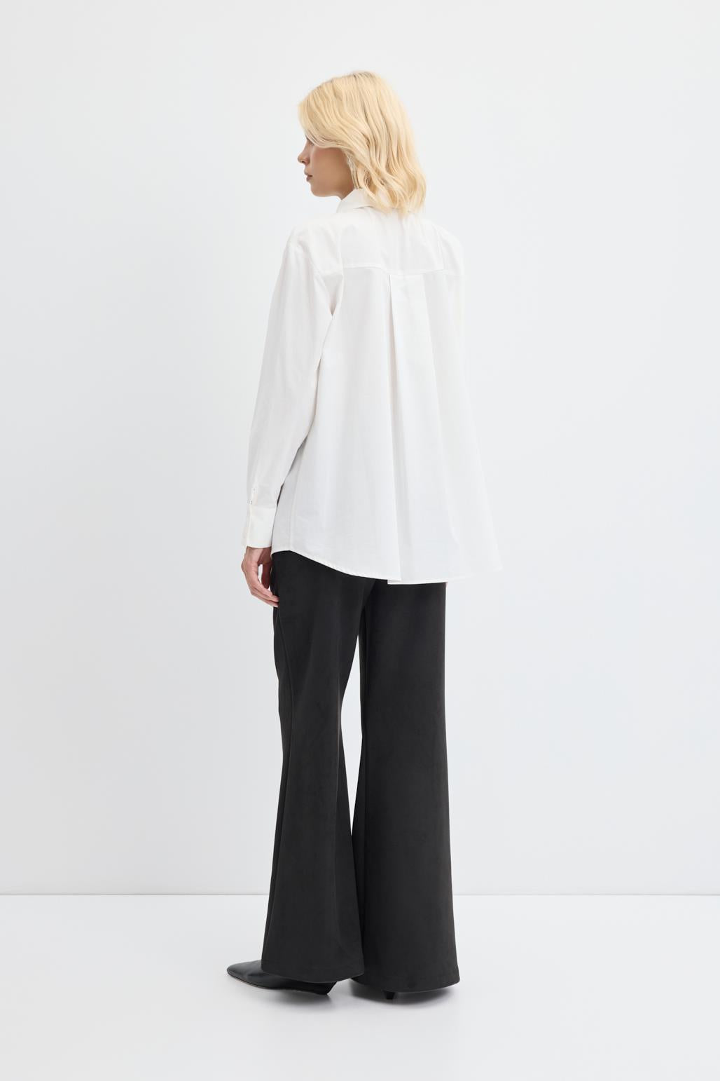 Cotton Basic Gömlek Ekru
