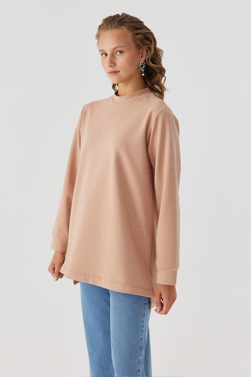 Kristal Sweatshırt Vizon