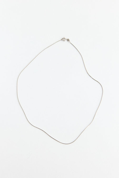 Minimal İtalyan Zincir Kolye Gümüş