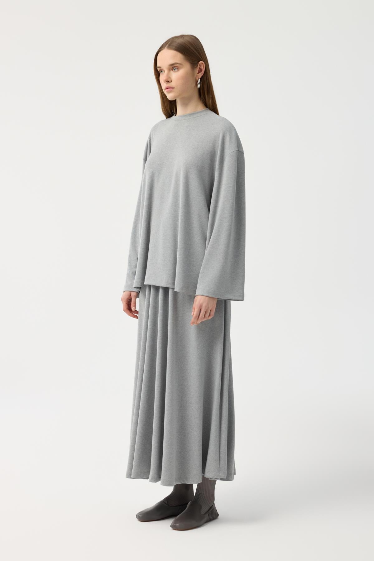 Modal Cupra Etek Takım Gri Melanj