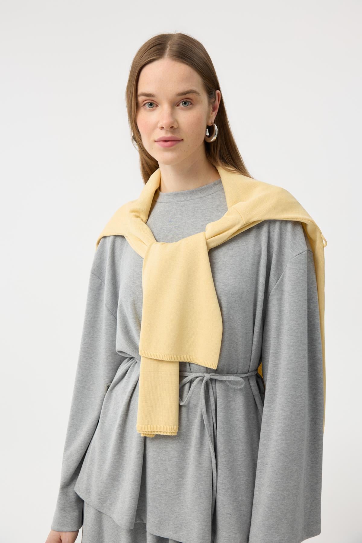 Modal Cupra Etek Takım Gri Melanj