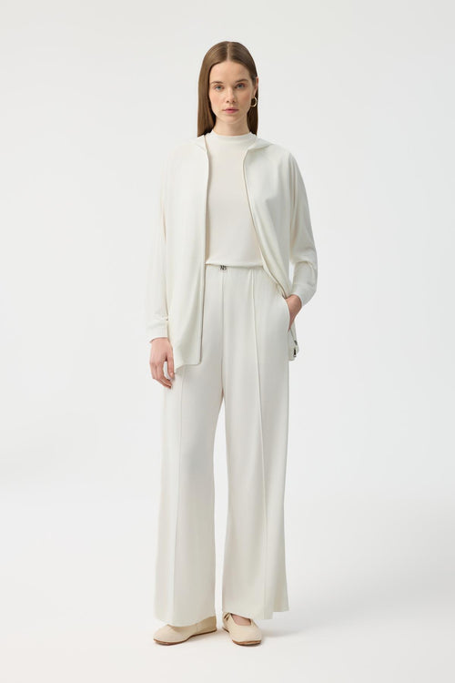 Modal Cupra Fermuarlı Hırka Takım Ekru