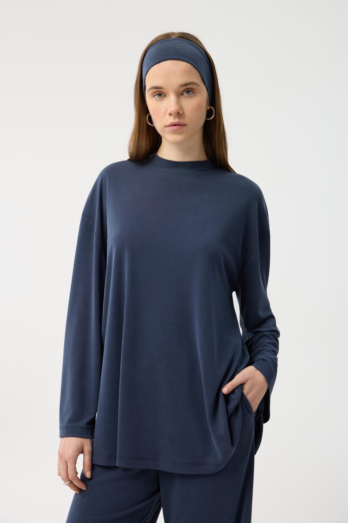 Modal Cupra Jogger Pantolon Takım Lacivert