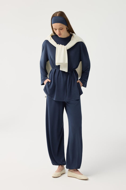 Modal Cupra Jogger Pantolon Takım Lacivert