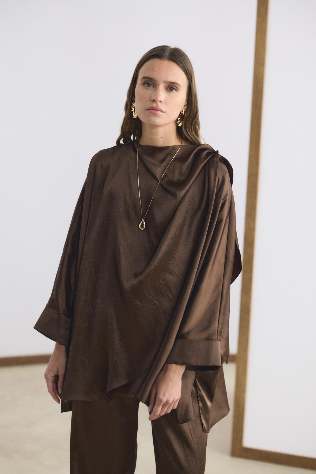 Günlük Şıklığa Uygun Acı Kahve Pantolon Takım