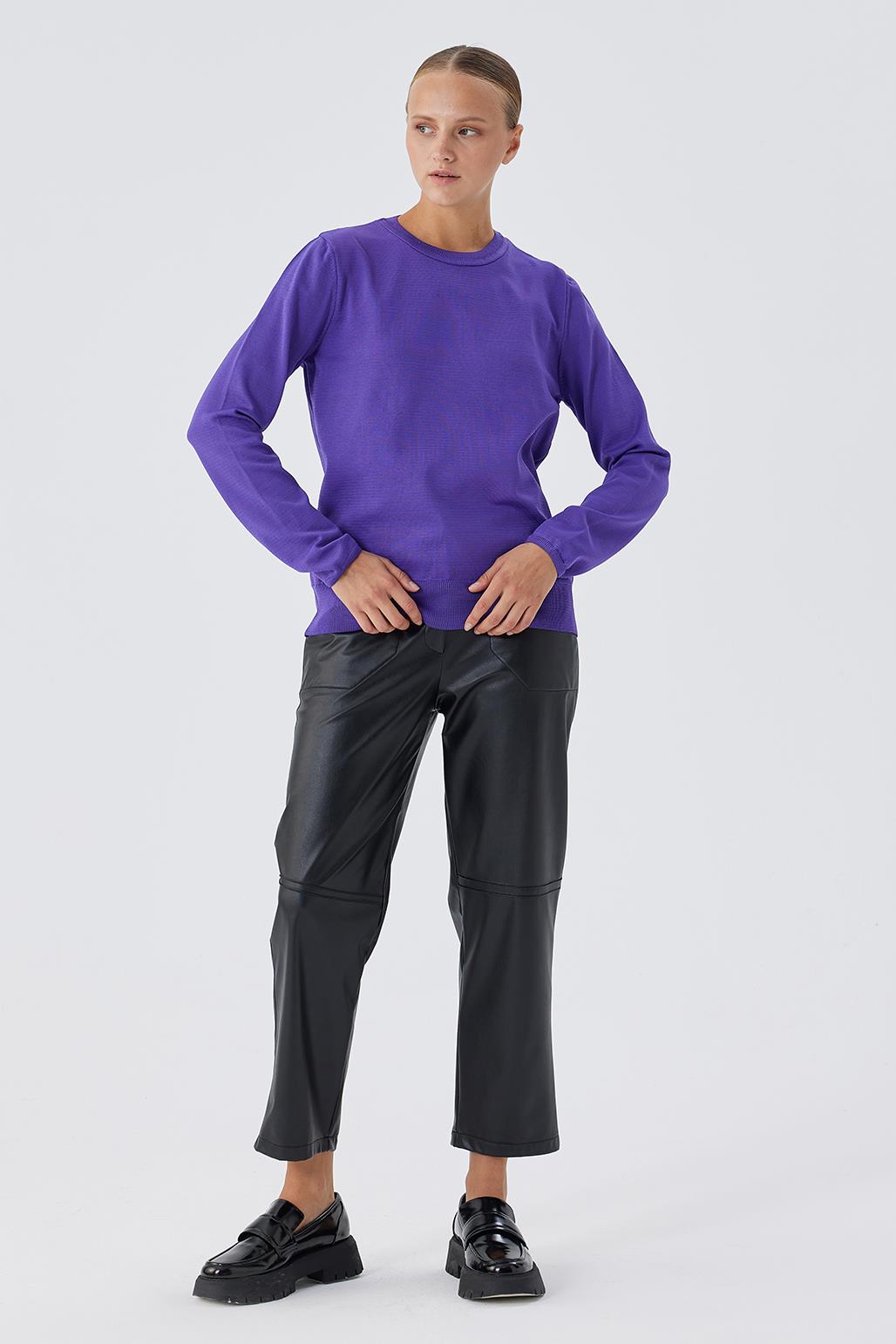 Triko Basic Kazak Mor